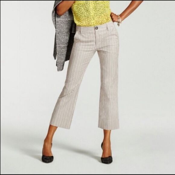 CAbi Tick tick cropped pants sz 4, excellent condition - Picture 1 of 7
